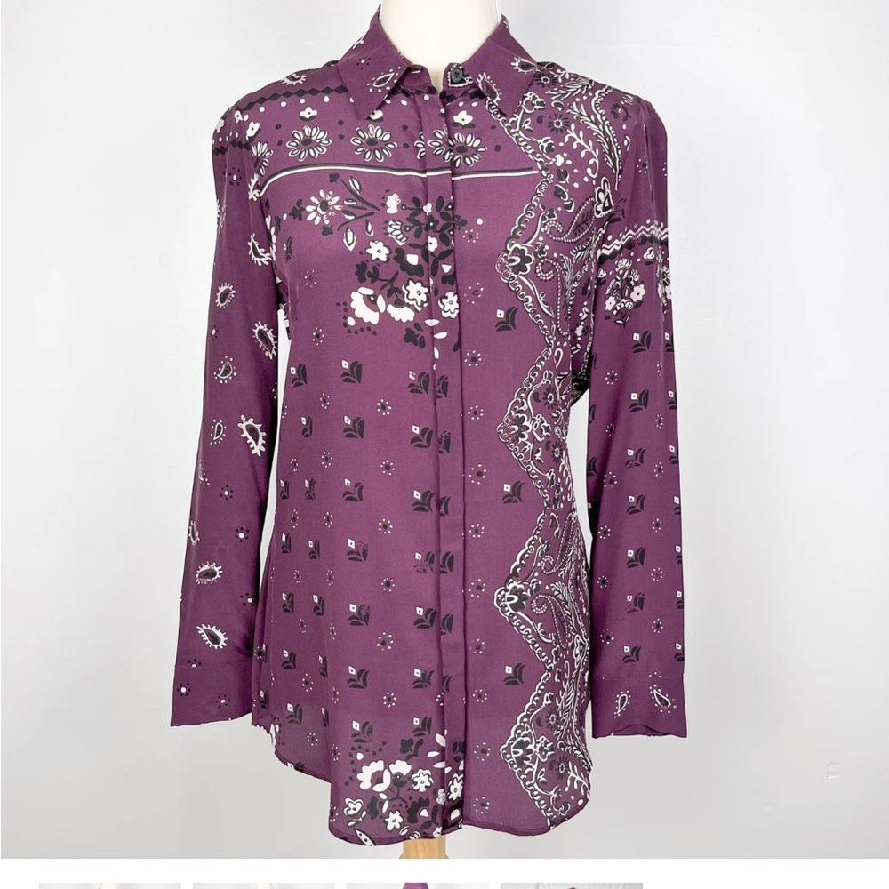 Burberry blouse, silk